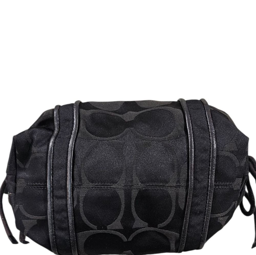 Coach 2009 Poppy Black and Silver Jacquard - Picture 3 of 8
